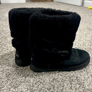 UGG Black Winter Boots with Fur Lining
